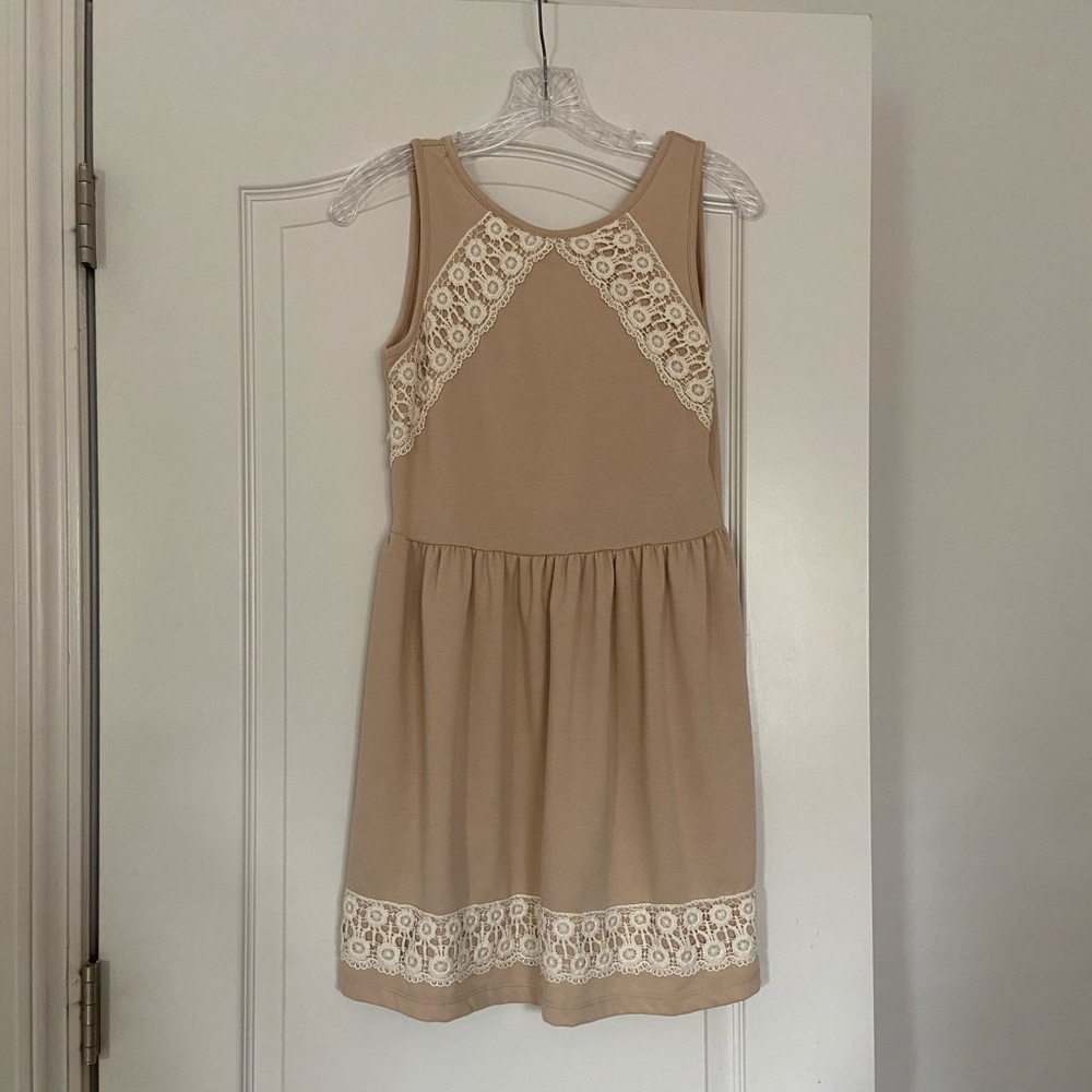 Goldfinch Boutique Lace Detailed Mini Dress